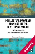 Cover of Intellectual Property Branding in the Developing World: A New Approach to Non-Technological Innovations (eBook)