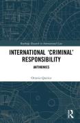 Cover of International `Criminal' Responsibility: Antinomies