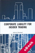 Cover of Corporate Liability for Insider Trading (eBook)