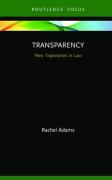 Cover of Transparency (New Trajectories in Law)