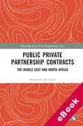 Cover of Public Private Partnership Contracts: The Middle East and North Africa (eBook)