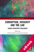 Cover of Corruption, Integrity and the Law: Global Regulatory Challenges (eBook)