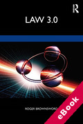 Cover of Law 3.0: Rules, Regulation and Technology (eBook)