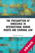 Cover of The Presumption of Innocence in International Human Rights and Criminal Law (eBook)