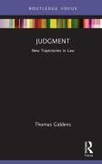 Cover of Judgment: New Trajectories in Law