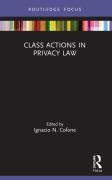 Cover of Class Actions in Privacy Law