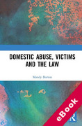 Cover of Domestic Abuse, Victims and the Law (eBook)