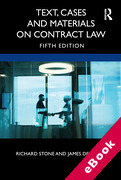 Cover of Text, Cases & Materials on Contract Law (eBook)