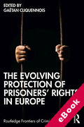 Cover of The Evolving Protection of Prisoners&#8217; Rights in Europe (eBook)