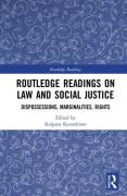 Cover of Routledge Readings on Law and Social Justice: Dispossessions, Marginalities, Rights