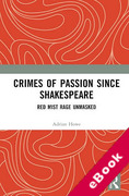 Cover of Crimes of Passion Since Shakespeare: Red Mist Rage Unmasked (eBook)