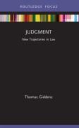 Cover of Judgment: New Trajectories in Law