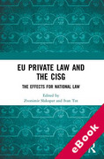 Cover of EU Private Law and the CISG: The Effects for National Law (eBook)
