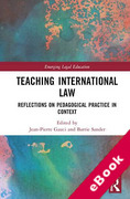 Cover of Teaching International Law: Reflections on Pedagogical Practice in Context (eBook)