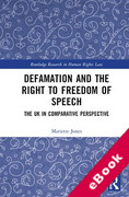 Cover of Defamation and the Right to Freedom of Speech: The UK in Comparative Perspective (eBook)