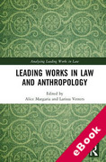 Cover of Leading Works in Law and Anthropology (eBook)