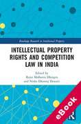 Cover of Intellectual Property Rights and Competition Law in India (eBook)