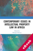 Cover of Contemporary Issues in Intellectual Property Law in Africa (eBook)