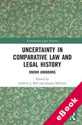 Cover of Uncertainty in Comparative Law and Legal History: Known Unknowns (eBook)