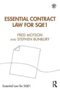 Cover of Essential Contract Law for SQE1