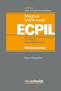 Cover of ECPIL: Rome II Regulation: Commentary