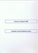 Cover of Prison Law Reports