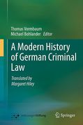 Cover of A Modern History of German Criminal Law