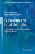 Cover of Federalism and Legal Unification: A Comparative Empirical Investigation of Twenty Systems