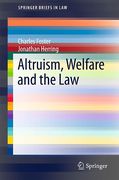 Cover of Altruism, Welfare and the Law