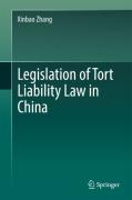 Cover of Legislation of Tort Liability Law in China