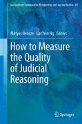 Cover of How to Measure the Quality of Judicial Reasoning