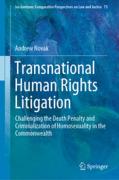 Cover of Transnational Human Rights Litigation: Challenging the Death Penalty and Criminalization of Homosexuality in the Commonwealth