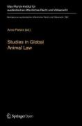 Cover of Studies in Global Animal Law