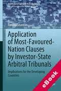 Cover of Application of Most-Favoured-Nation Clauses by Investor-State Arbitral Tribunals (eBook)