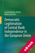 Cover of Democratic Legitimation of Central Bank Independence in the European Union (eBook)