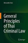 Cover of General Principles of Thai Criminal Law
