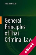 Cover of General Principles of Thai Criminal Law (eBook)