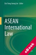 Cover of ASEAN International Law (eBook)