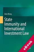 Cover of State Immunity and International Investment Law (eBook)