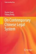 Cover of On Contemporary Chinese Legal System