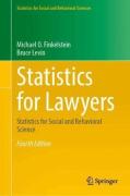 Cover of Statistics for Lawyers