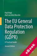 Cover of The EU General Data Protection Regulation (GDPR): A Practical Guide (eBook)