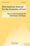 Cover of International Journal for the Semiotics of Law - Revue internationale de S&#233;miotique juridique: Print + Basic Online