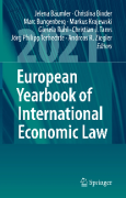 Cover of European Yearbook of International Economic Law