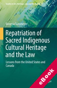 Cover of Repatriation of Sacred Indigenous Cultural Heritage and the Law: Lessons from the United States and Canada (eBook)