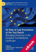 Cover of EU Rule of Law Procedures at the Test Bench: Managing Dissensus in the European Constitutional Landscape (eBook)