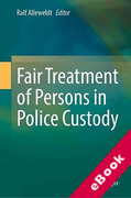 Cover of Fair Treatment of Persons in Police Custody (eBook)