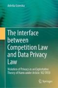 Cover of The Interface between Competition Law and Data Privacy Law: Violation of Privacy as an Exploitative Theory of Harm under Article 102 TFEU