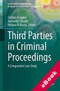 Cover of Third Parties in Criminal Proceedings: A Comparative Law Study (eBook)