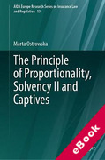 Cover of The Principle of Proportionality, Solvency II and Captives (eBook)